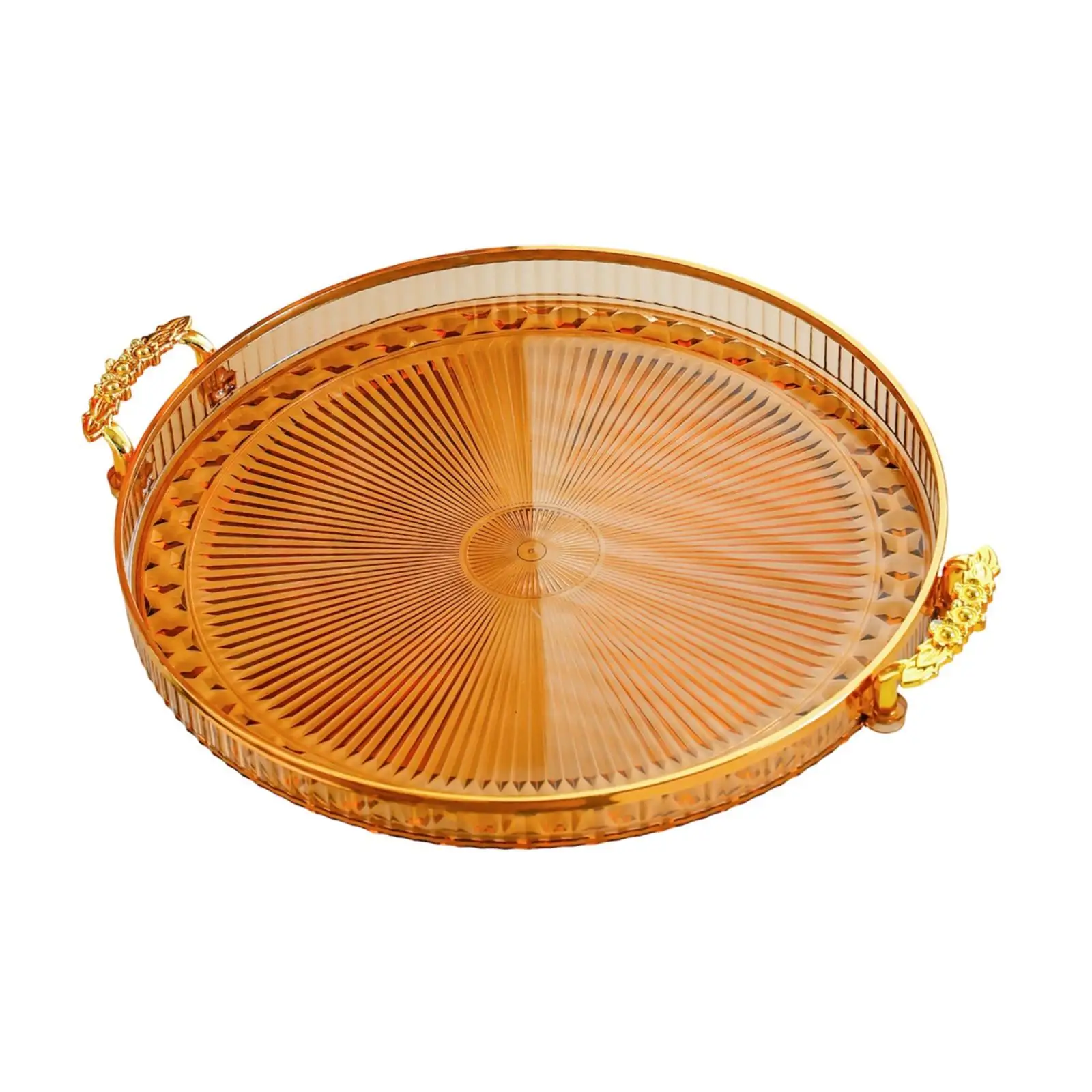 Decorative Fruit Plate Durable Plastic Dessert Display Platter for Sweet Table Food Storage Home
