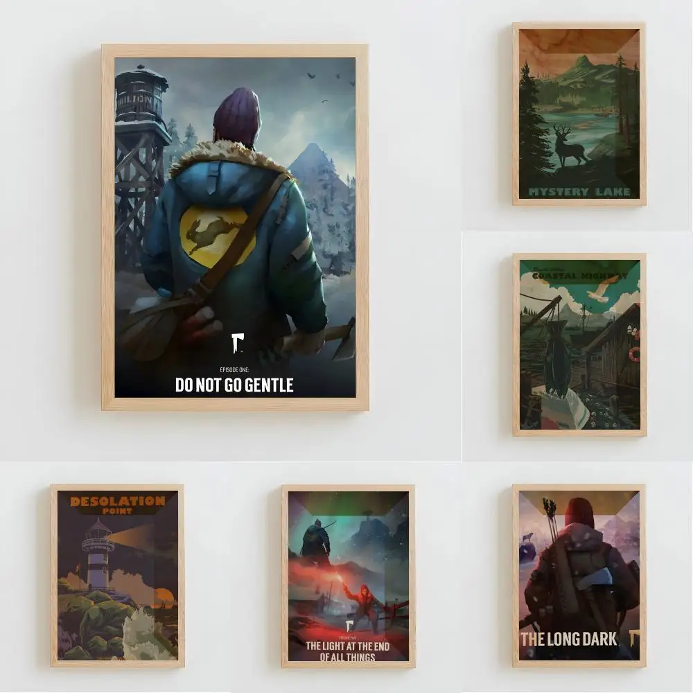 The L-Long Dark Video Game Poster High-Quality And Affordable Wall Stickers For Dormitory And Living Room Decoration