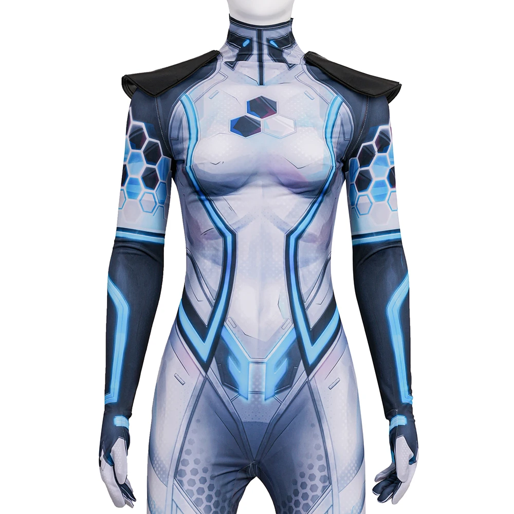

Invisible Woman Cosplay Costume Full Sets XS-XXXL Halloween Christmas Comic Con