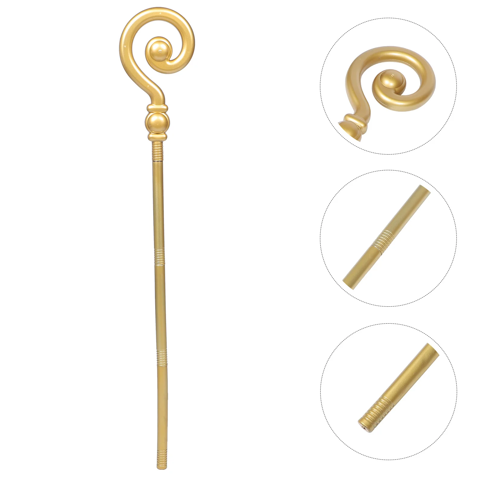 

Premium Prop Lightweight Durable for Stage Performance Cosplay Party Role Play Decoration Wand Prop