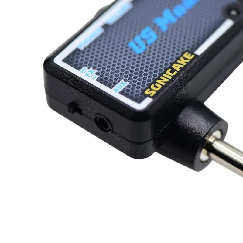 SONICAKE US Madness Plug-In USB Chargable Portable Pocket Guitar Bass Headphone Amp Carry-On Bedroom Effects QAP-04