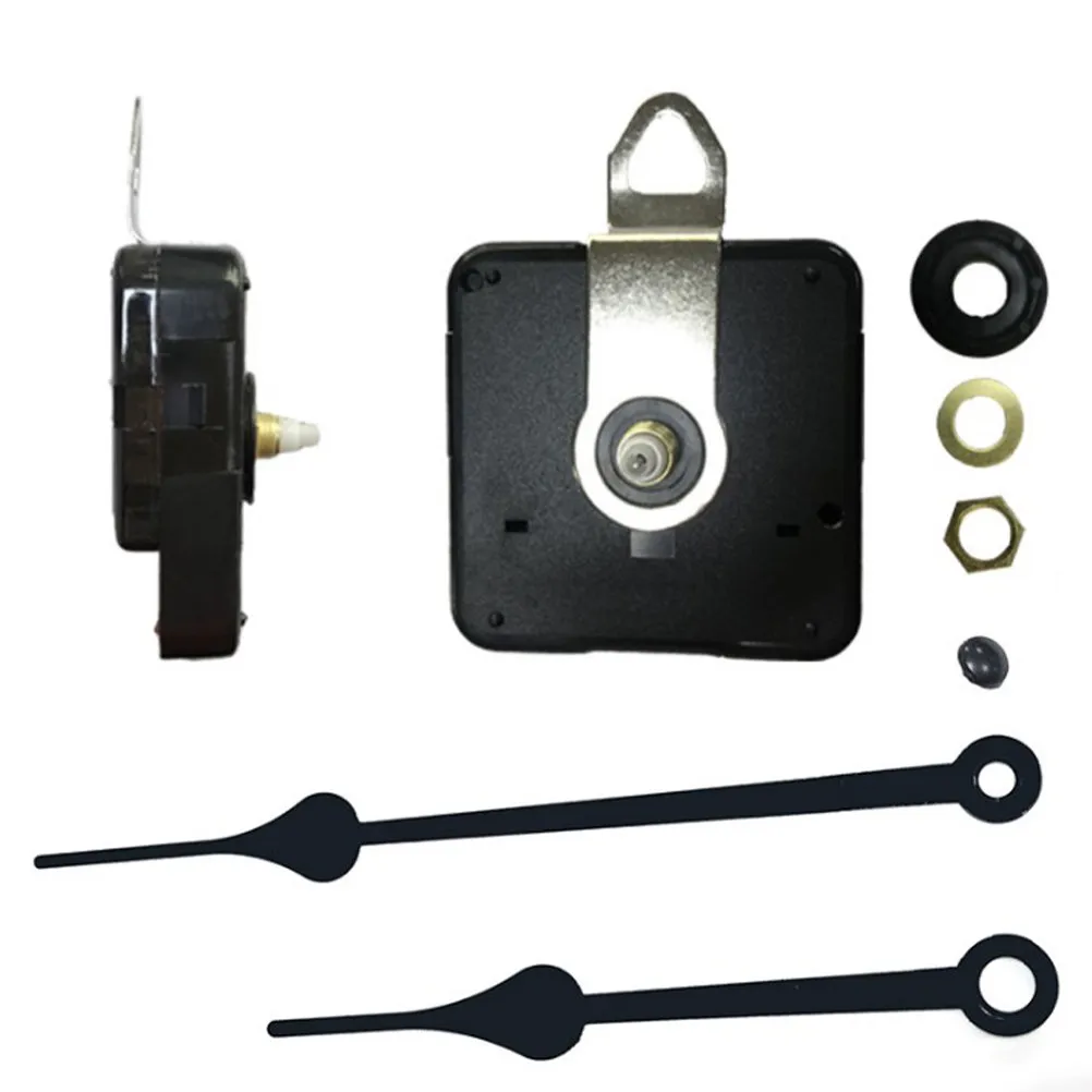 Home Clock Movement Black Quartz Silent Movement Kit Replacement Parts for Wall Desk Stitch Clocks Precise Time