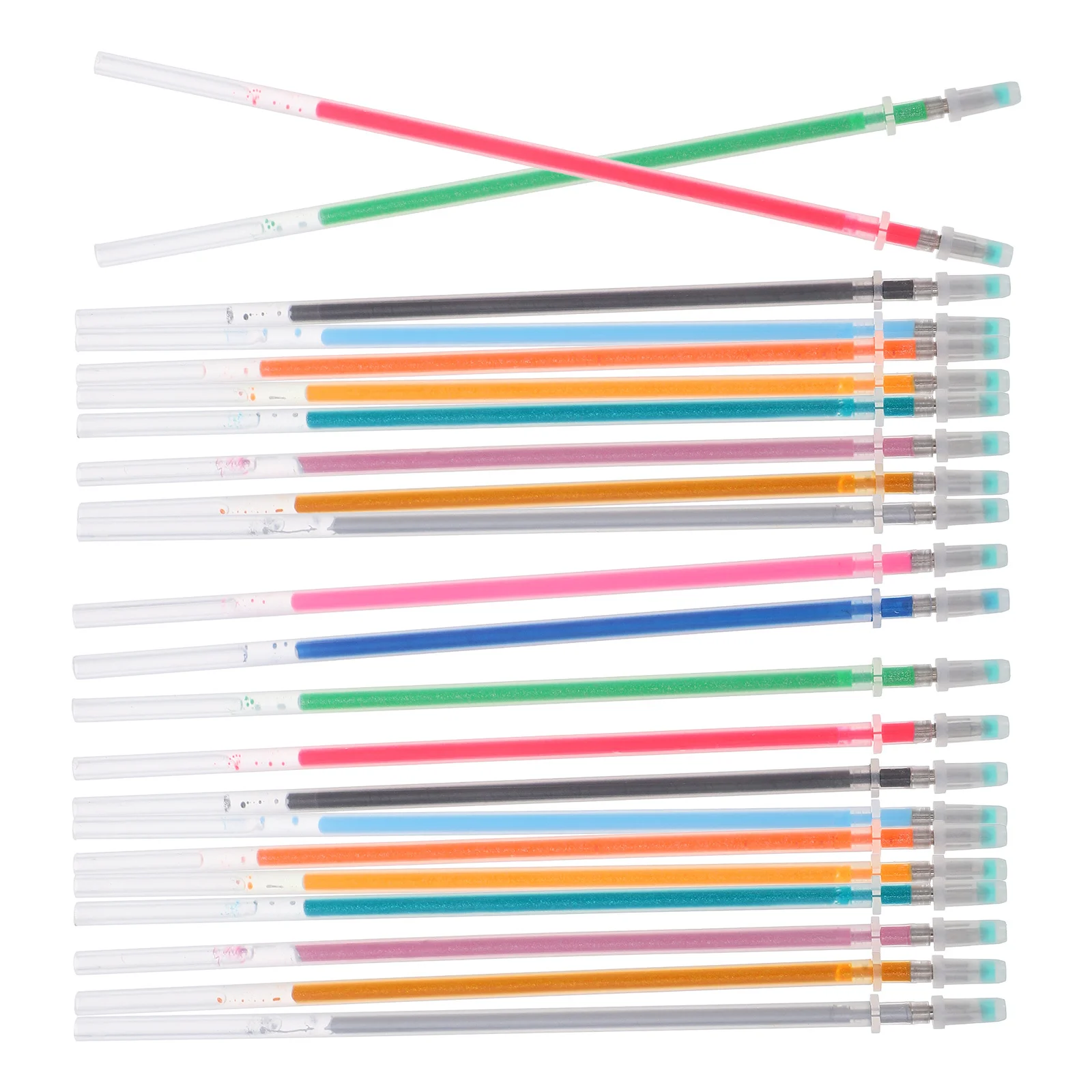 

48 Colors 0.5mm Gel Pen Refills Set Premium Ink Fine Tip Compatible with Standard Pens for Drawing Coloring Books Handmade Cards