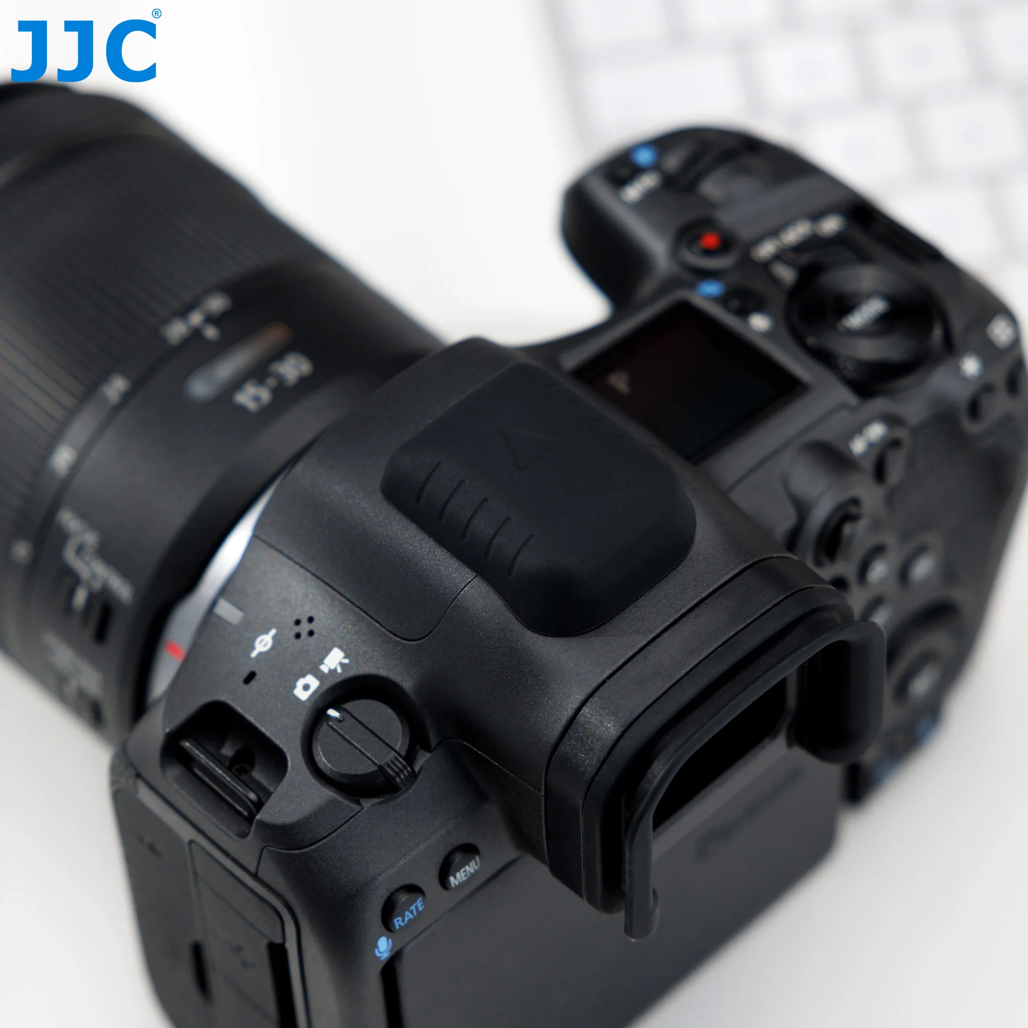 JJC كاميرا غطاء الحذاء الساخن فلاش كاميرا الحذاء الساخن غطاء الحذاء البارد لكانون ER-SC3 كاميرا مصراع زر غطاء الحذاء الساخن كاميرا