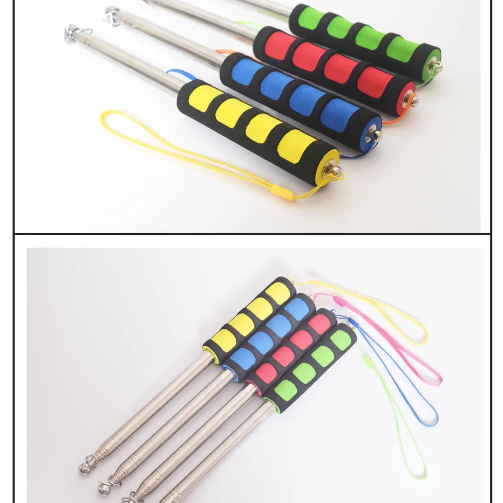 Professional Stainless Steel Handheld Guide Pole Retractable Pointer Teaching Tool For Travel Group Organization