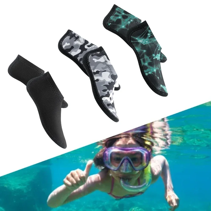 

Scuba Diving Socks 3mm Neoprene Water Flexible Swimming Socks Non Slip Beach Socks for Outdoor Water Sports