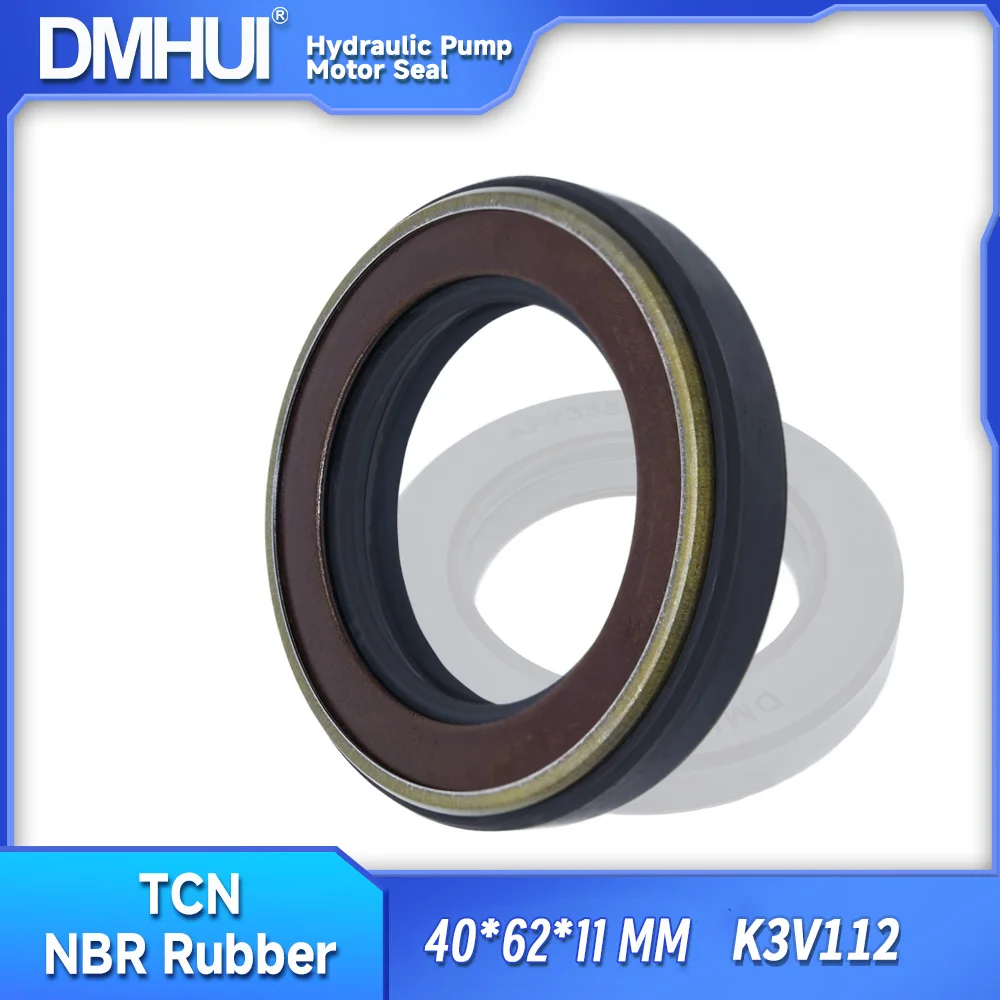 

AP2388E Сальник 40x62x11 мм, сертифицированный NBR ISO 9001 — уплотнительное кольцо роторного вала DMHUI TCN высокого давления 40*62*11 для насоса K3V112
