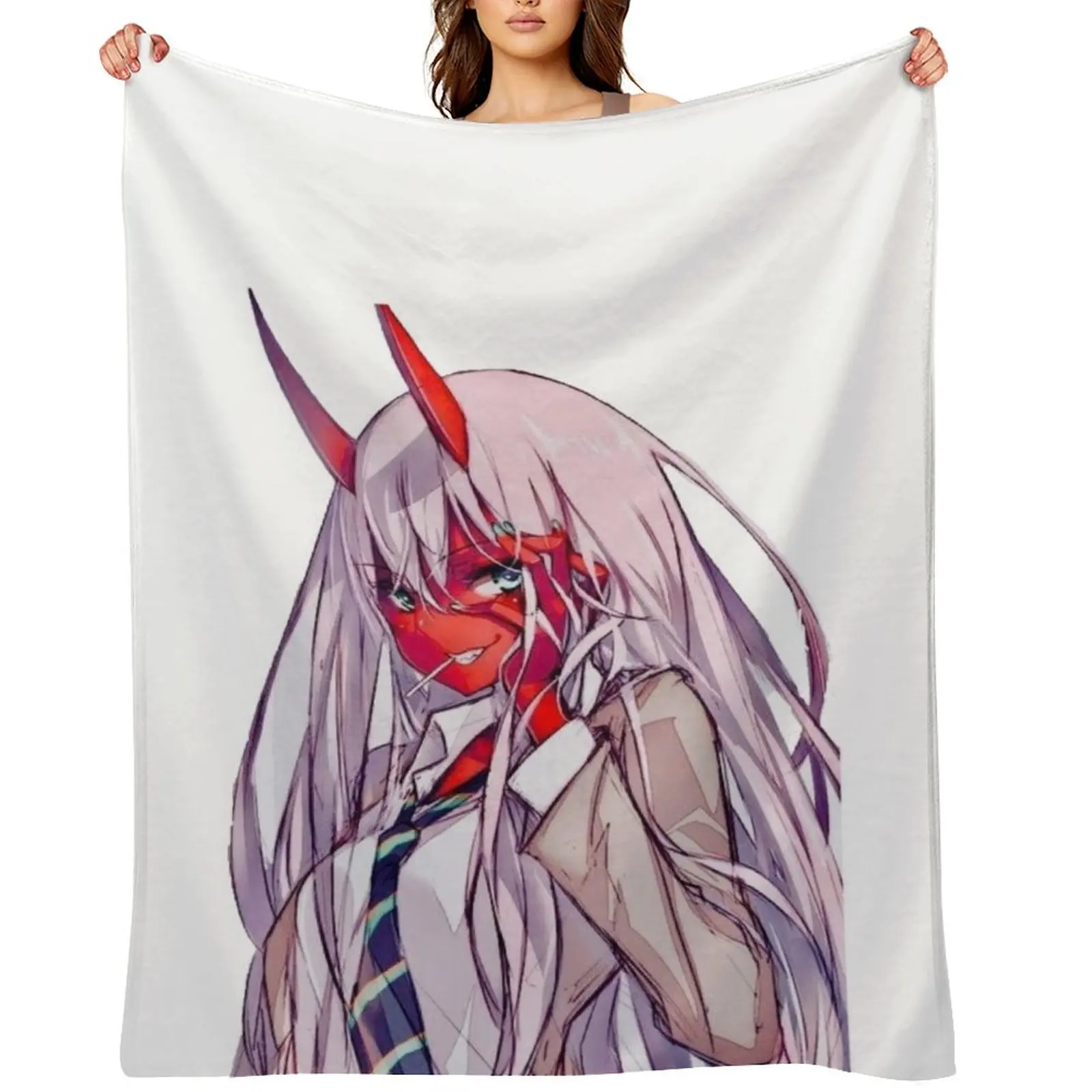 

zero two Throw Blanket Nap for babies Giant Sofa Hair Blankets