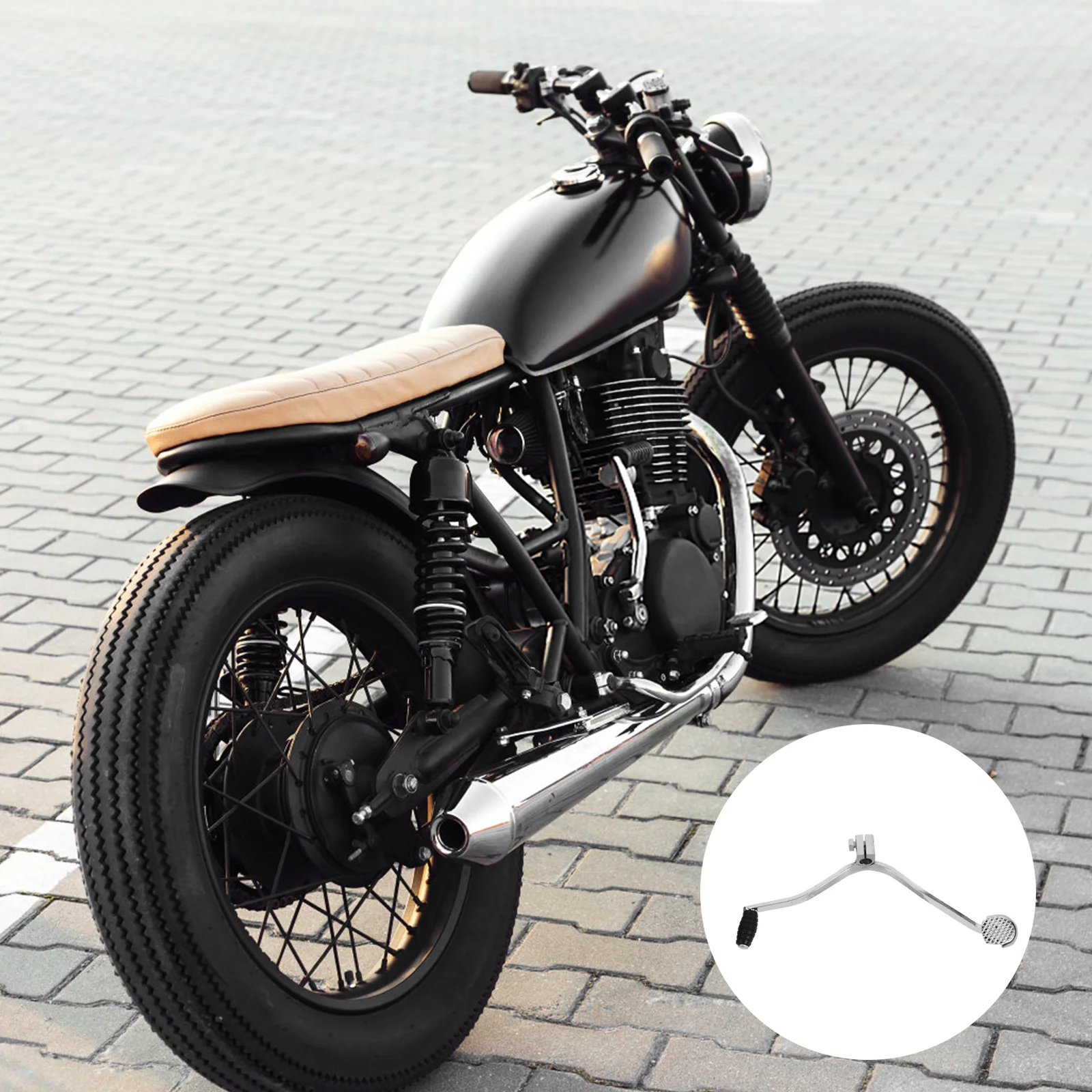 

Motorcycle Lever Gn125 Durable Gear Lever Assorted Color Easy Step on Small Space Pedal Shifter Motorcycle Gear Levers