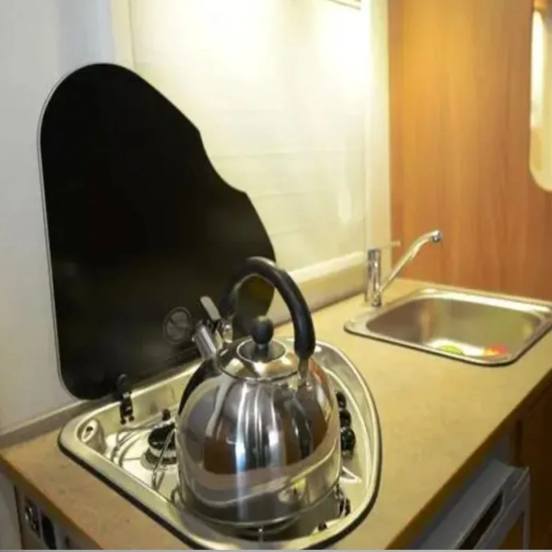 Compact Triangle RV Gas Stove RV Mobile Kitchen Portable Outdoor Mobile Camping Kitchen Accessories