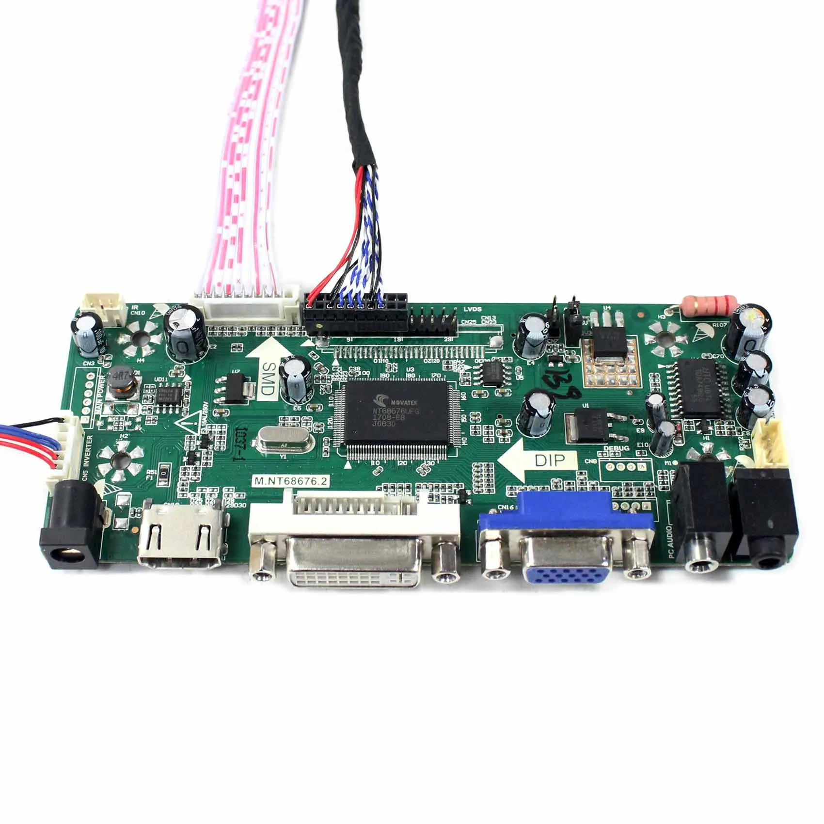 لوحة HD DVI VGA AUDIO LCD لشاشة واجهة إشارة LVDS مقاس 6.5 بوصة G065VN01 V2