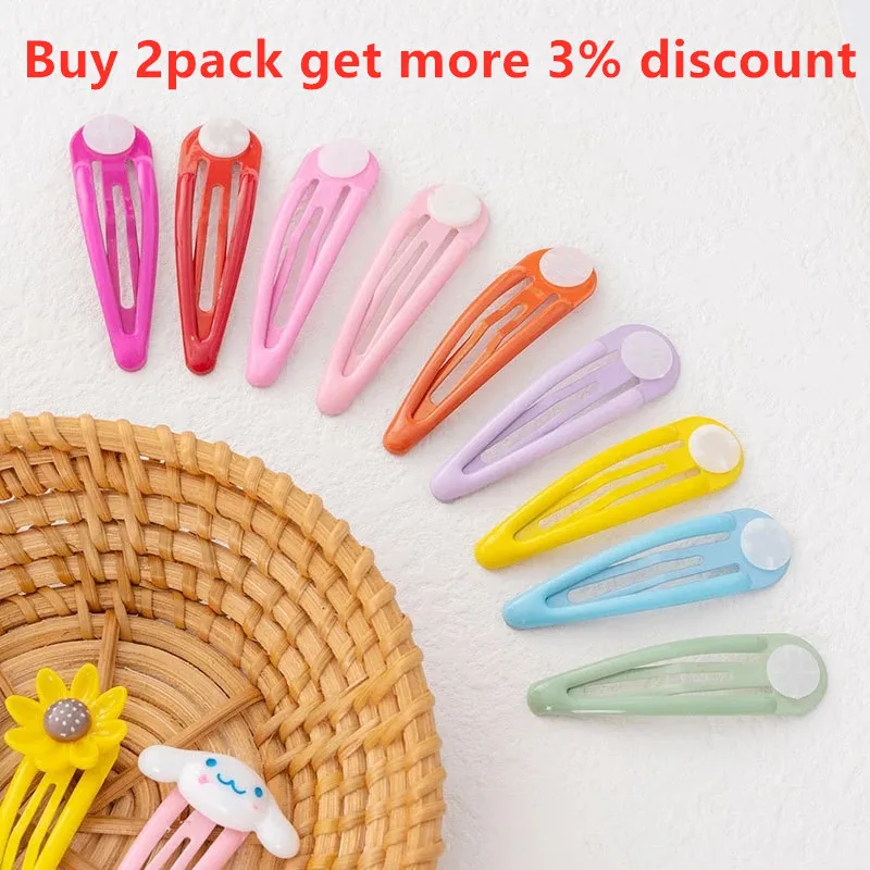 Pince à cheveux dégoulinant de bonbons pour filles, BB réinitialisation, paramètres de pince à cheveux colorés, épingles à cheveux bricolage, accessoires pour bijoux, 20 pièces