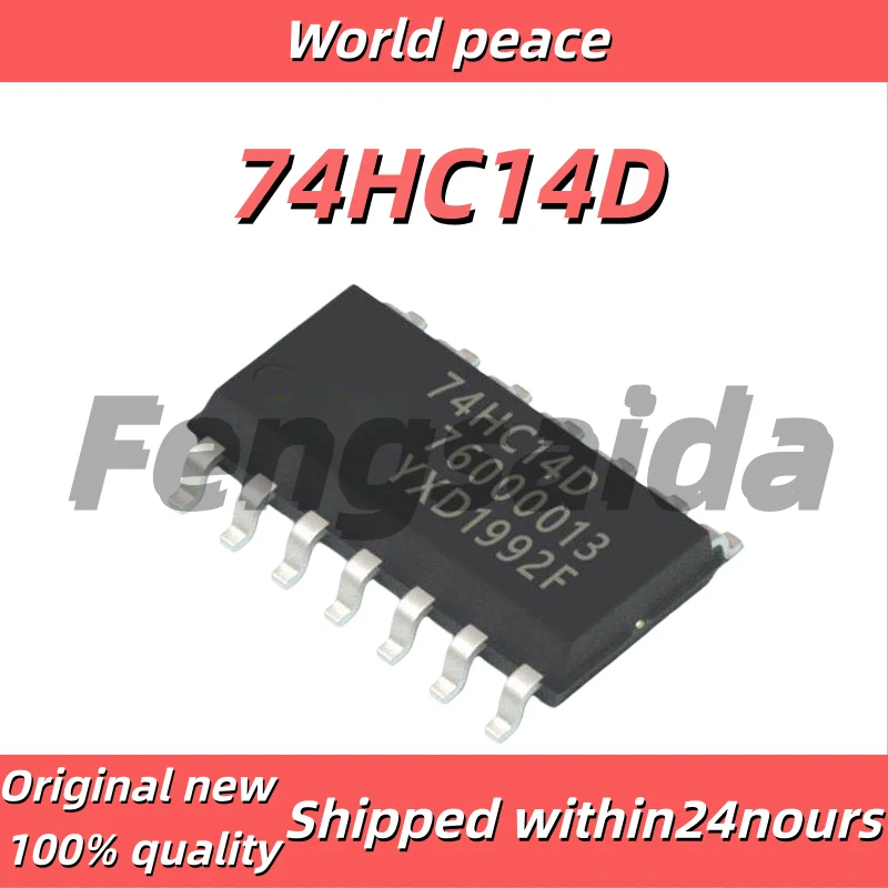 5PCS/100% Brand new original 74HC14D,653 74HC74D SOIC-14 Hex Inverting Schmitt Trigger