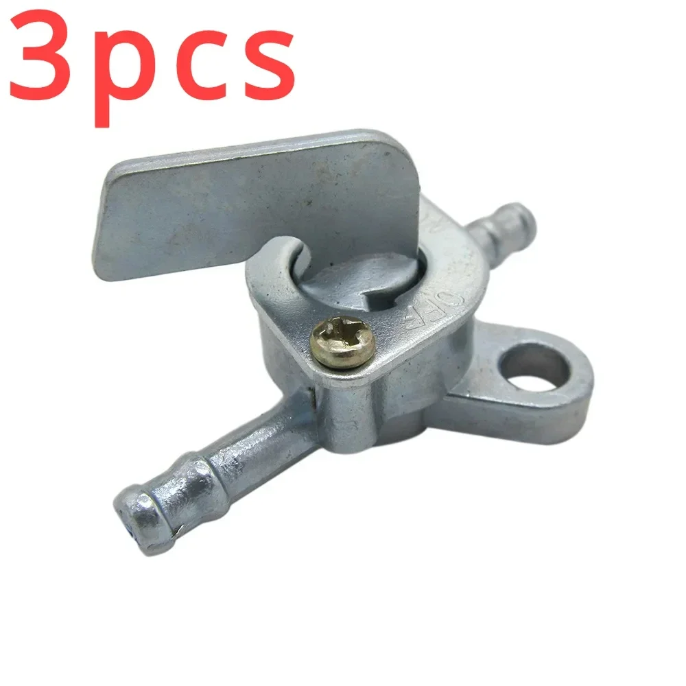 3pcs For 6mm Inline Petrol Fuel Tank Tap Petcock Switch Dirt ATV Quad Pit Pro Buggy Bike Beach transportation