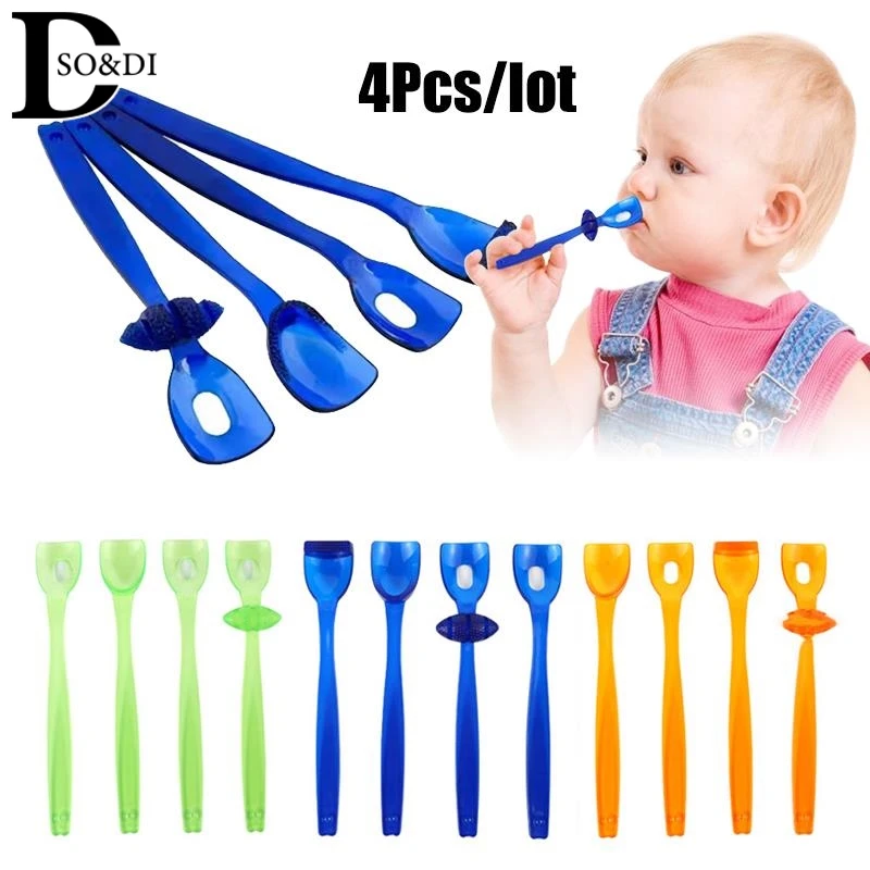 4Pcs Tongue Oral Muscle Training Tool Tongue Muscle Trainer Portable Oral Lips Muscle Exerciser Recovery Tool For Dysarthria