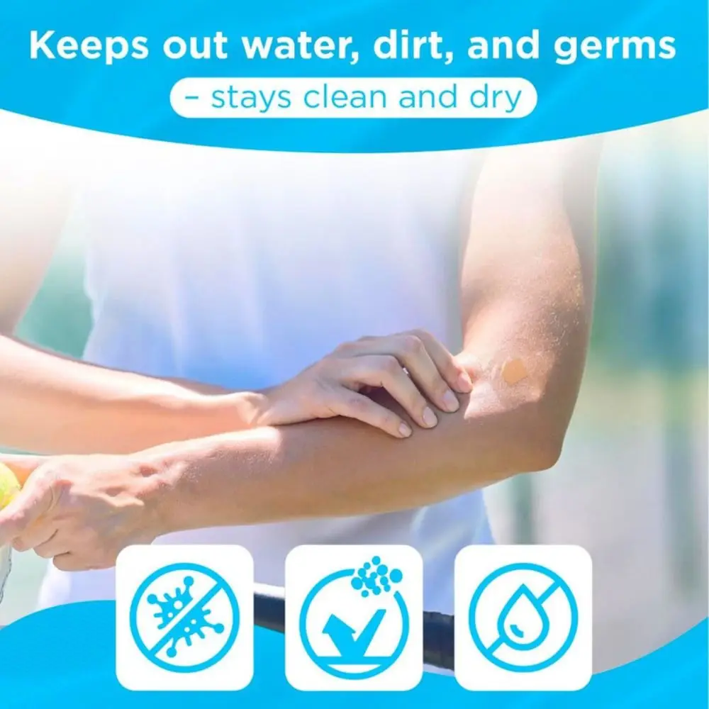 60Pcs Transparent Adhesive Bandages Anti-friction Breathable Waterproof Sticker Invisible High Viscosity Foot Patch