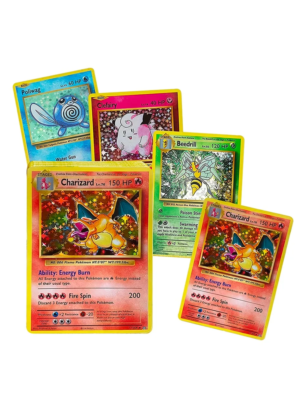 포켓몬 컬렉션 카드 에디션 플래시 카드 리자몽 피카츄 블래스토이즈 PTCG 카드 장난감 취... - 5