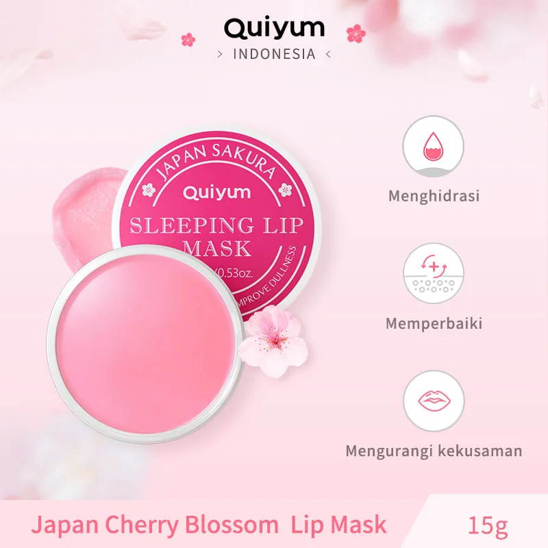 LAIKOU Korea Lip Mask Lip Sleep Mask Night Sleeping Lip Care Maintenance Moisturizing Lip Gloss Bleach Cream Lip Balm Strawberry