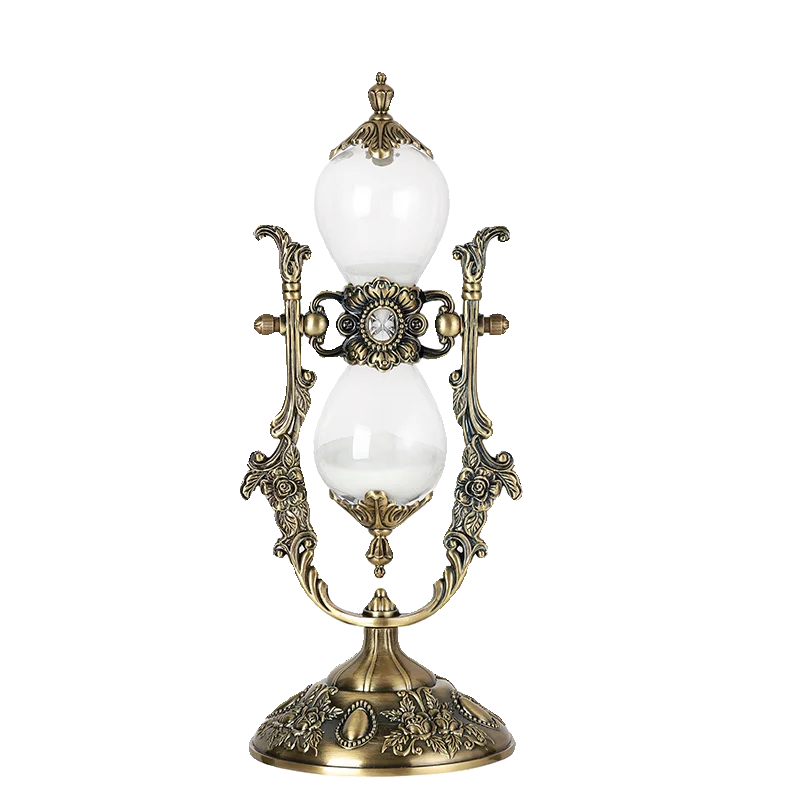 

Ретро креативный металлический песочные часы, таймер для дома, гостиной, ремесла, декоративные украшения, подарки для мальчиков и подруг