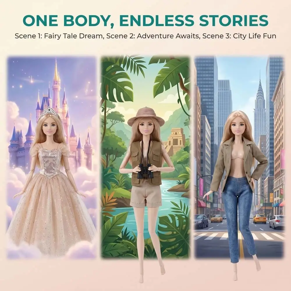 Muscle Body Detachable Jointed Nude Multi-functional Replacement Super Model Movable 28cm Action Figure Body DIY Gifts