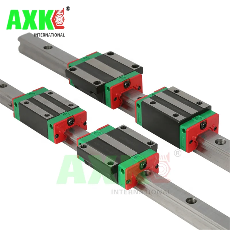 

HIWIN EGH15 HG20 Linear Bearings Block Slider Carriage Rail Linear Guide Rail HGH HGW EGH EGW MGN 7 9 12 15 20 25