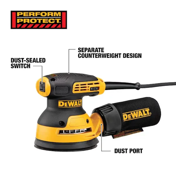 5 in. Variable Speed Random Orbit Sander Kit - H&L Pad