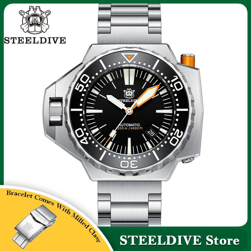 Steeldive Proplof SD1969 V3 New Design 1200m waterproof NH35 Automatic oversize mens dive watch