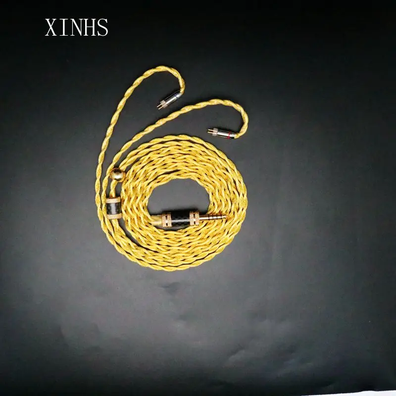 XINHS A01 4-core gold 7N single crystal copper double-layer shielded headphone upgrade cable