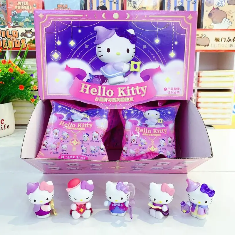 

18pcs Genuine Sanrio Hello Kitty Astrology Study Series Blind Box Mini Figure Desktop Ornaments Blind Bag Birthday Gift