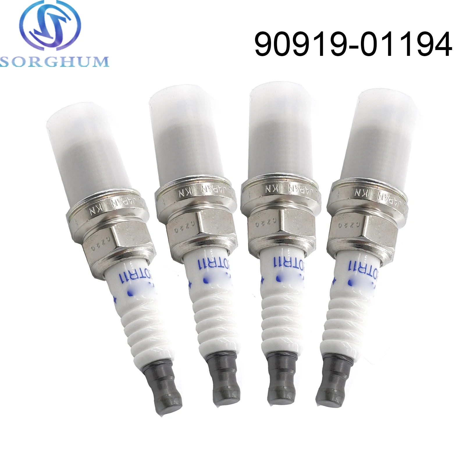 

4PCS 90919-01194 Double Platinum Spark Plug For Toyota Avensis Camry RAV4 Sienna Solara For Lexus ES GS 9091901194 PK20TR11