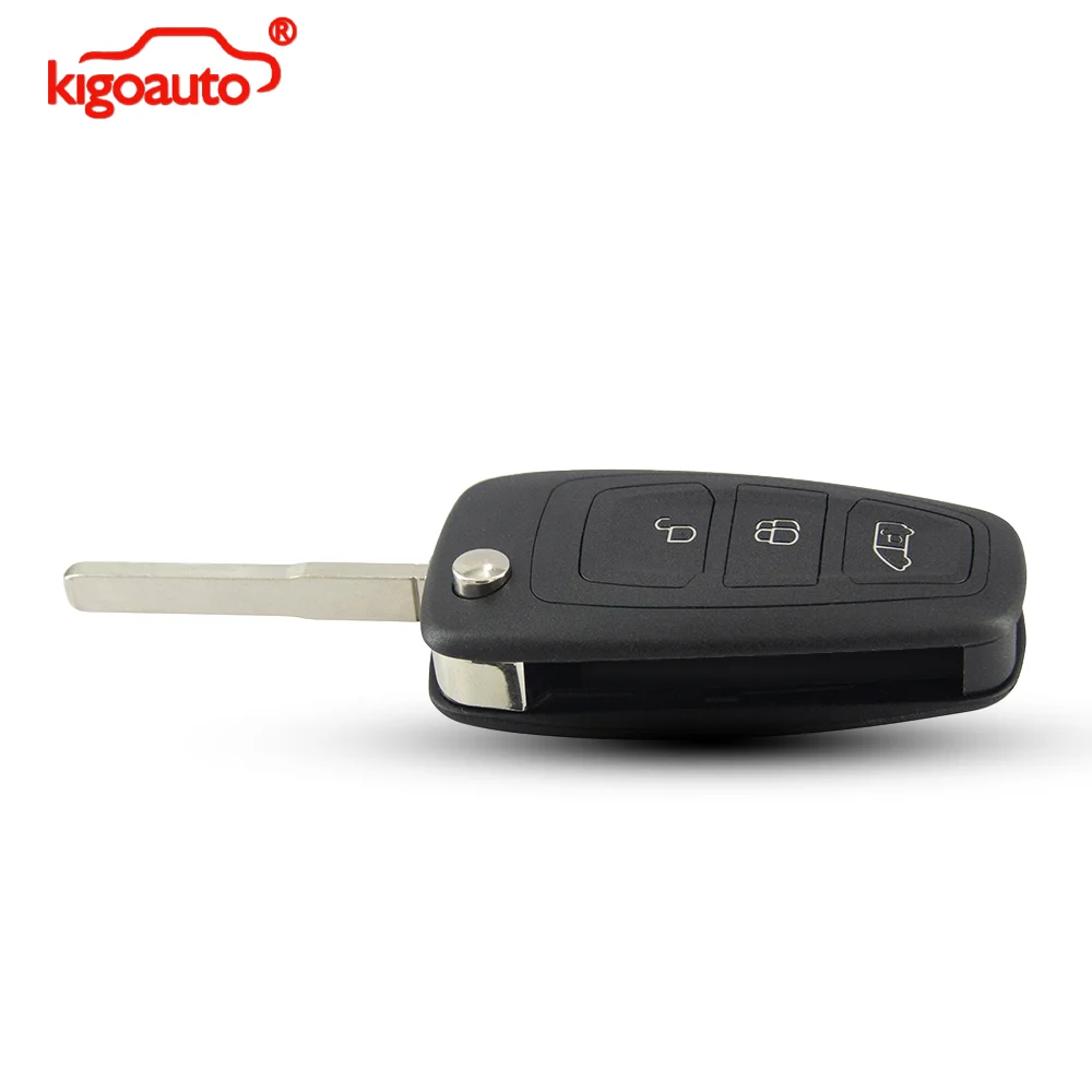 Kigoauto Klappbarer Fernbedienungsschlüssel 2/3 Tasten 434MHz FSK 4D63 ID46 ID49 für Ford Mondeo Focus Ranger Transit Custom Connect S-Max C-Max – Detail 6