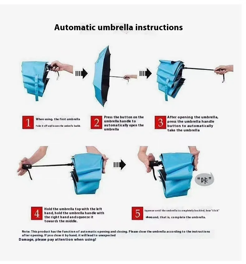 For Leapmotor B10 C10 C11 C16 C01 T03 B01 S01 Car Automatic Folding Windproof Sunshade Umbrella Automatically folding umbrella