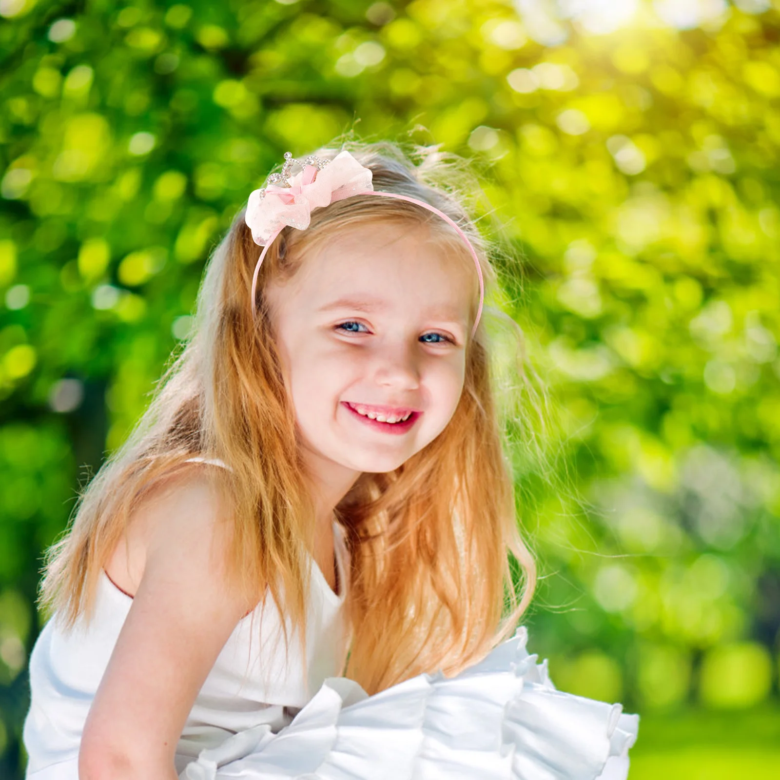 

Safe Materials Little Girl Crown Headband Delicate Design Birthday Decorative Kids Party Princess Hair Accessories