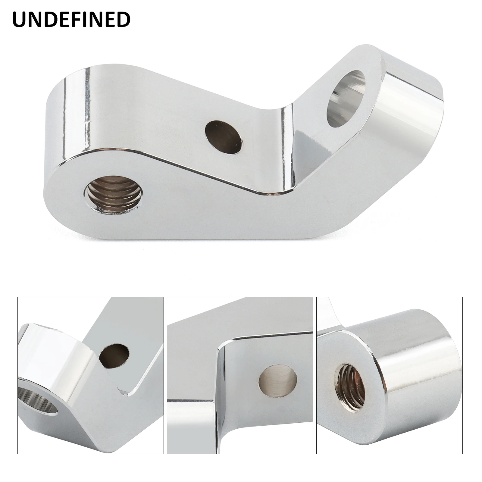 Motorcycle Extended Headlight Mount Extended Aluminum Headlamp Bracket for Harley Softail Springer Bobber Chopper Custom Bike