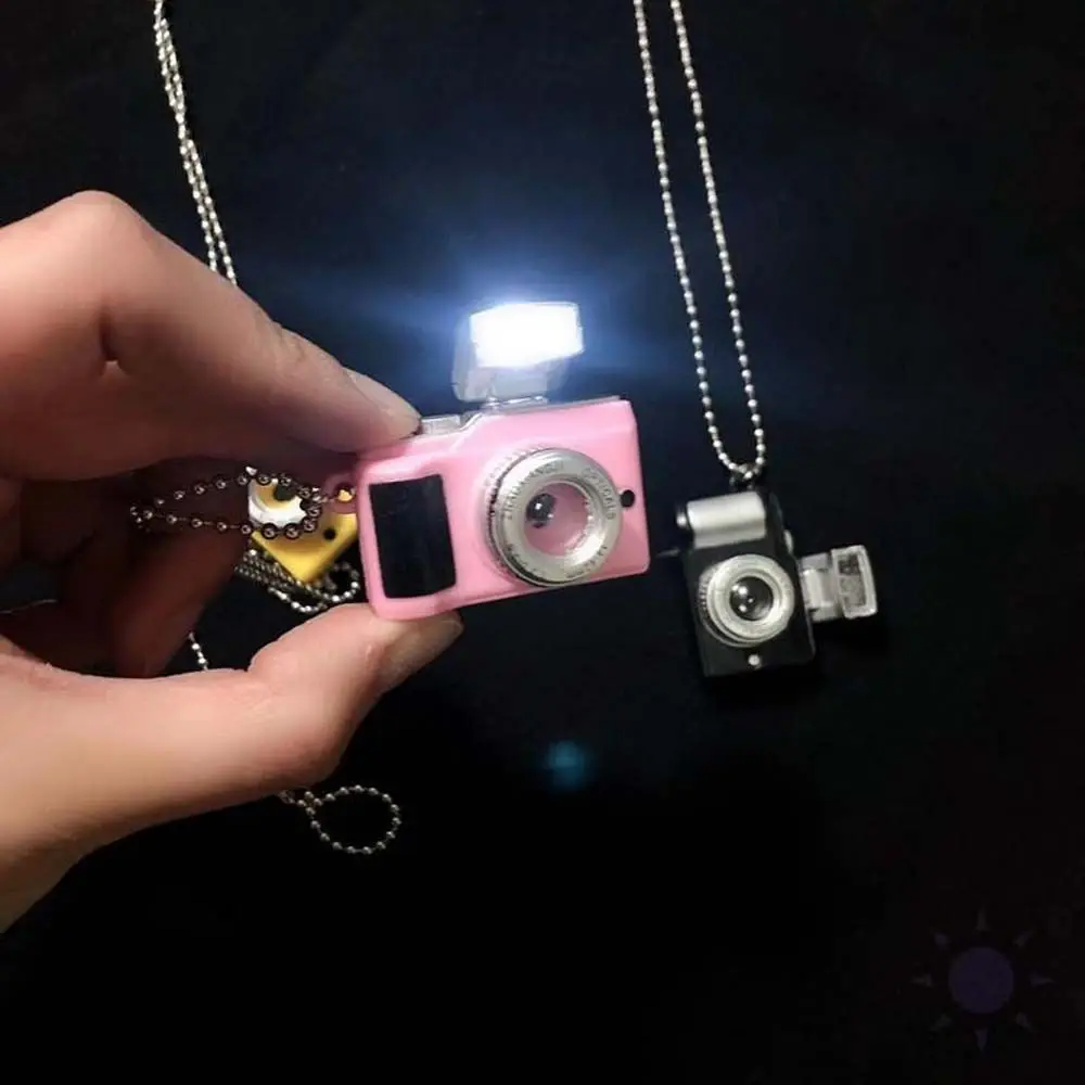 Unisex Retro Men Flash Camera Women Necklace Music Pendant Fashion Jewelry Sweater Chain