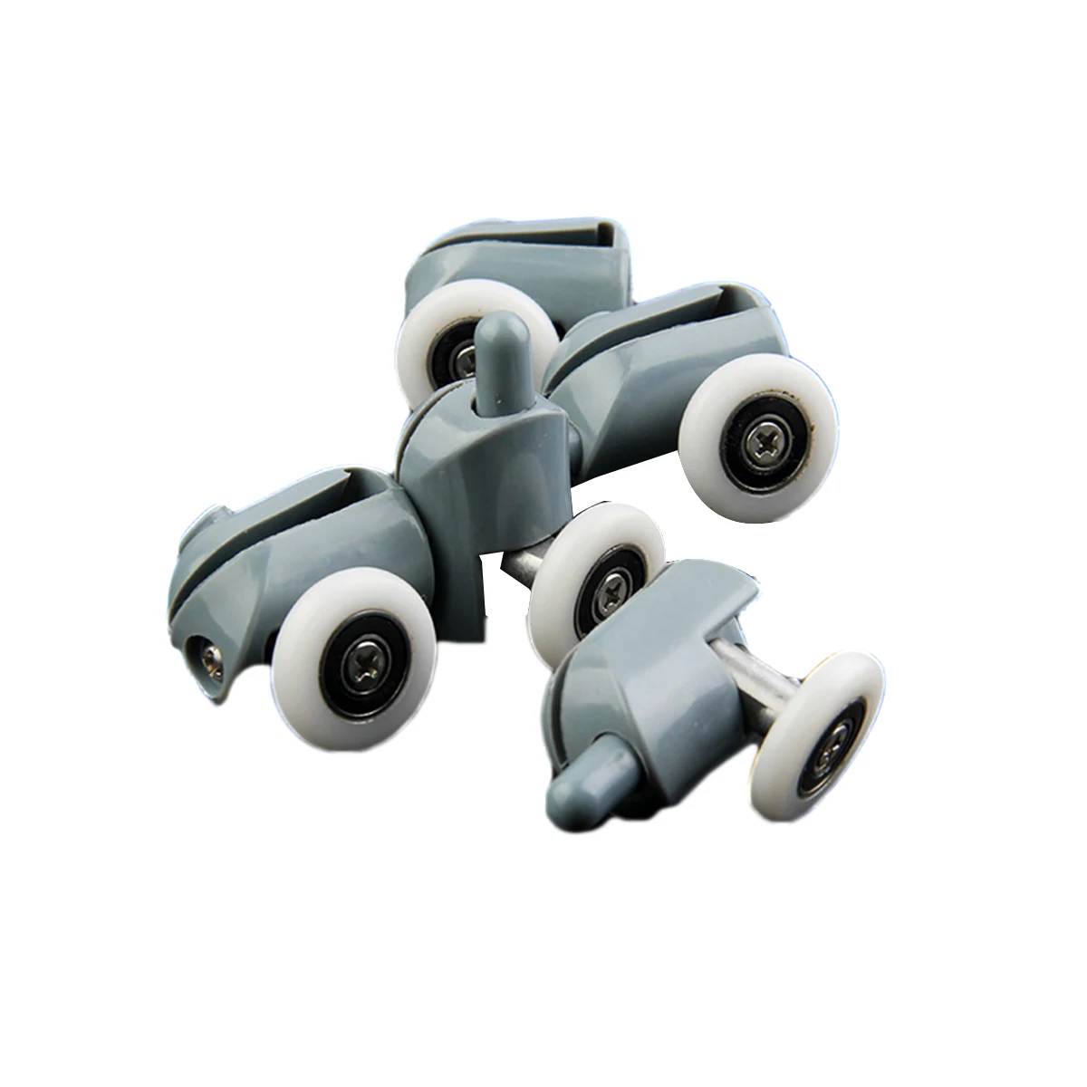 

8 Pcs Shower Door Rollers 25mm Wheel Diameter Easy Install Fits Most Enclosures Bath Cabin Glass Hardware Accessories Sliding