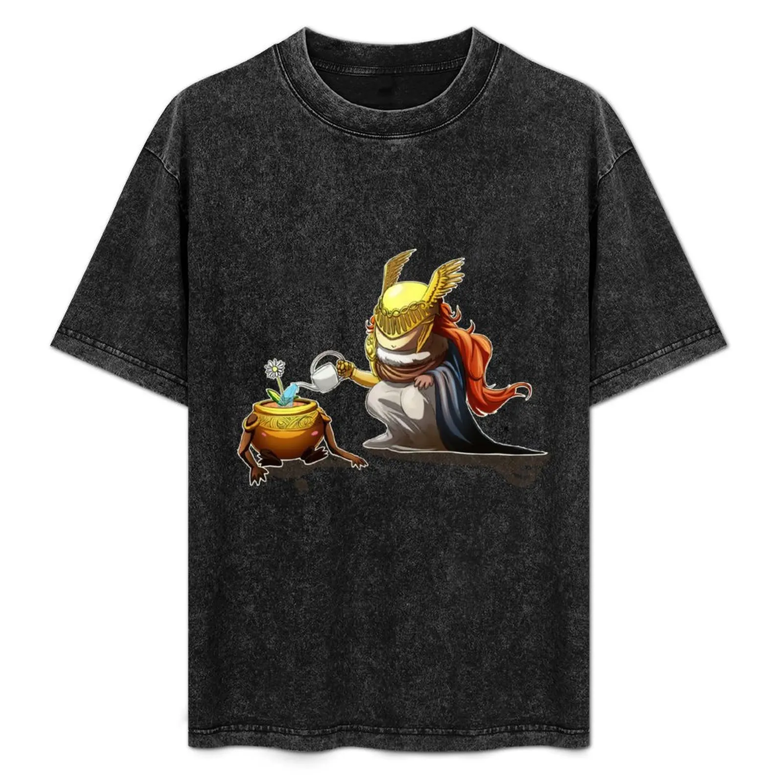 

Cute Malenia Watering Pot Boy T-Shirt Work Short Sleeve Cotton Top