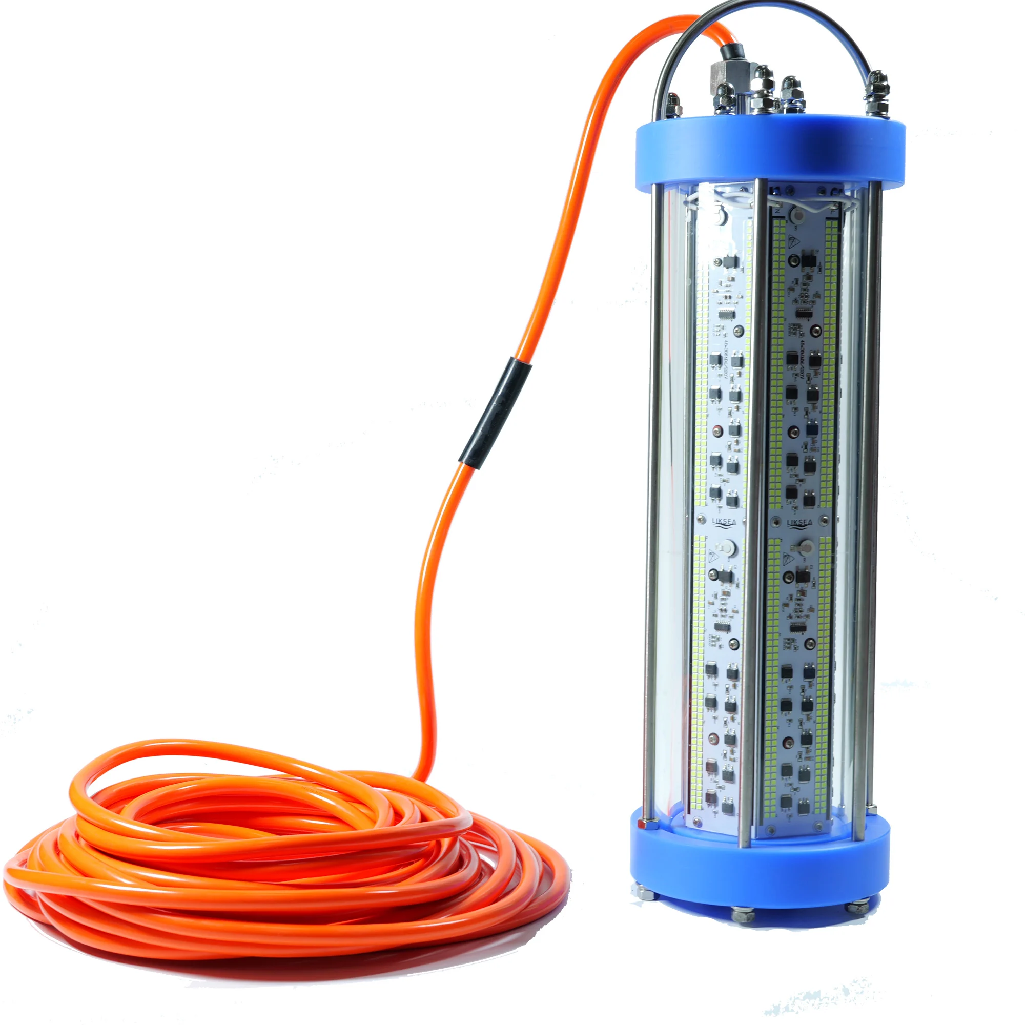 Pinboer 고출력 수중 낚시 조명, 2000W 녹색 잠수정 LED 램프, 밝기 조절 가능, AC220V, 240000LM