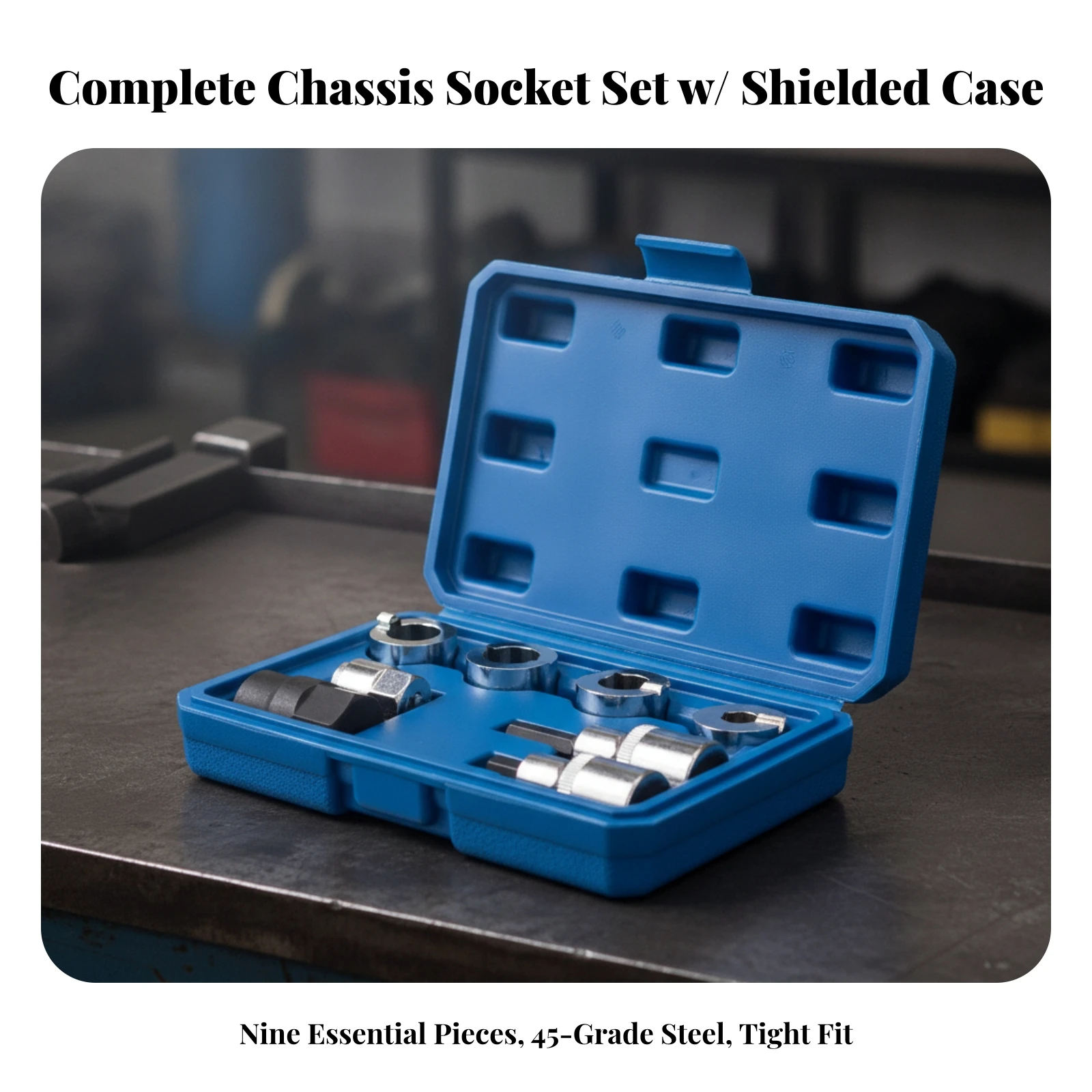 Kit de 8 douilles pour écrous - Socket Set avis et prix