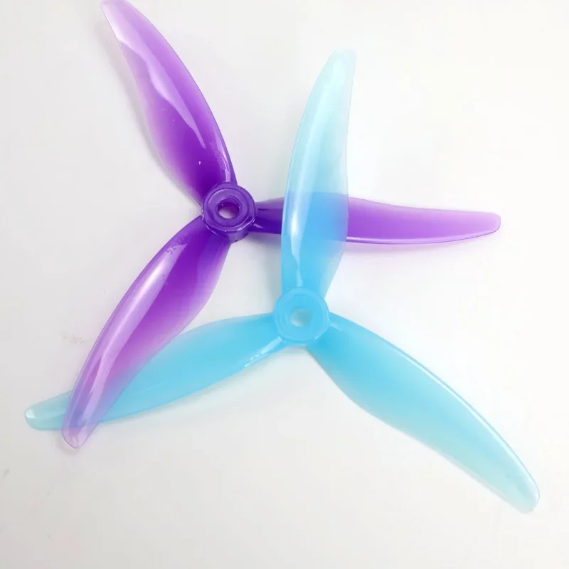 2 pairs Gemfan Hurricane 51477 5.1X4.77X3 3 blades PC fan for RC FPV race freestyle 5 inch drone replacement DIY parts