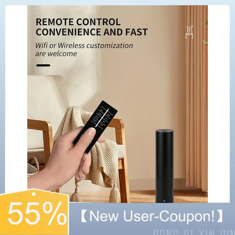 

A81M New- 120Ml Aluminum Aromatherapy Anhydrous Essential Oil Diffuser Suitable For Home Offices And Hotels EU Plug