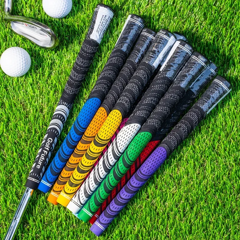 13pcs MCC Golf Grip Men\'s Rubber Golf Grips Cotton Yarn Golf Club Grips Iron Grip and Wood Grip Standard Golf Grip Set