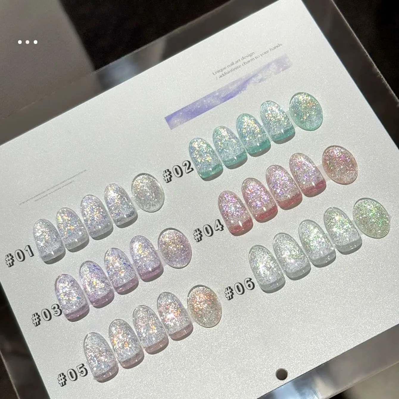MIANEL 12ML Enchanted Diamond Glitter Gel Nail Polish | 2026 New Launch Ultra Sparkle Glitter Platinum Gel for Diamond Manicure