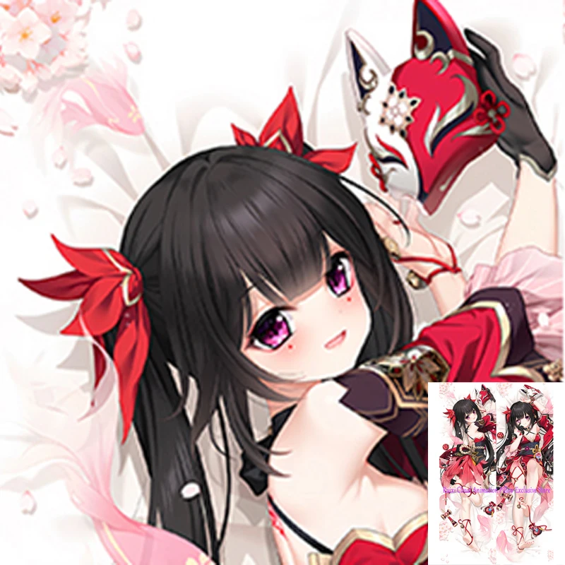 

Dakimakura Anime Hanabi Double-sided Print Life-size Body Game Pillow Cover Bedding Gifts