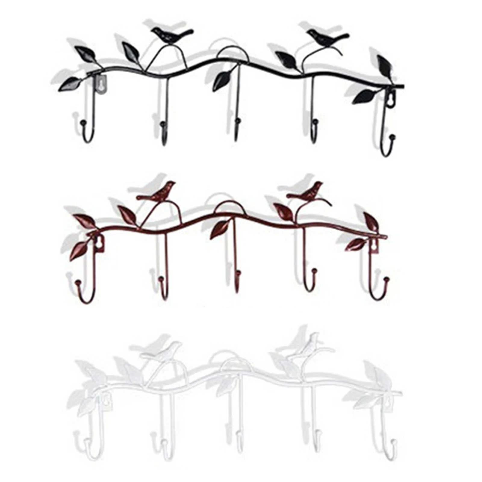 Rustic Tree Branch Shape Hooks Cabinet Storage Hangers Hooks for Home Kitchen Bedroom UD88