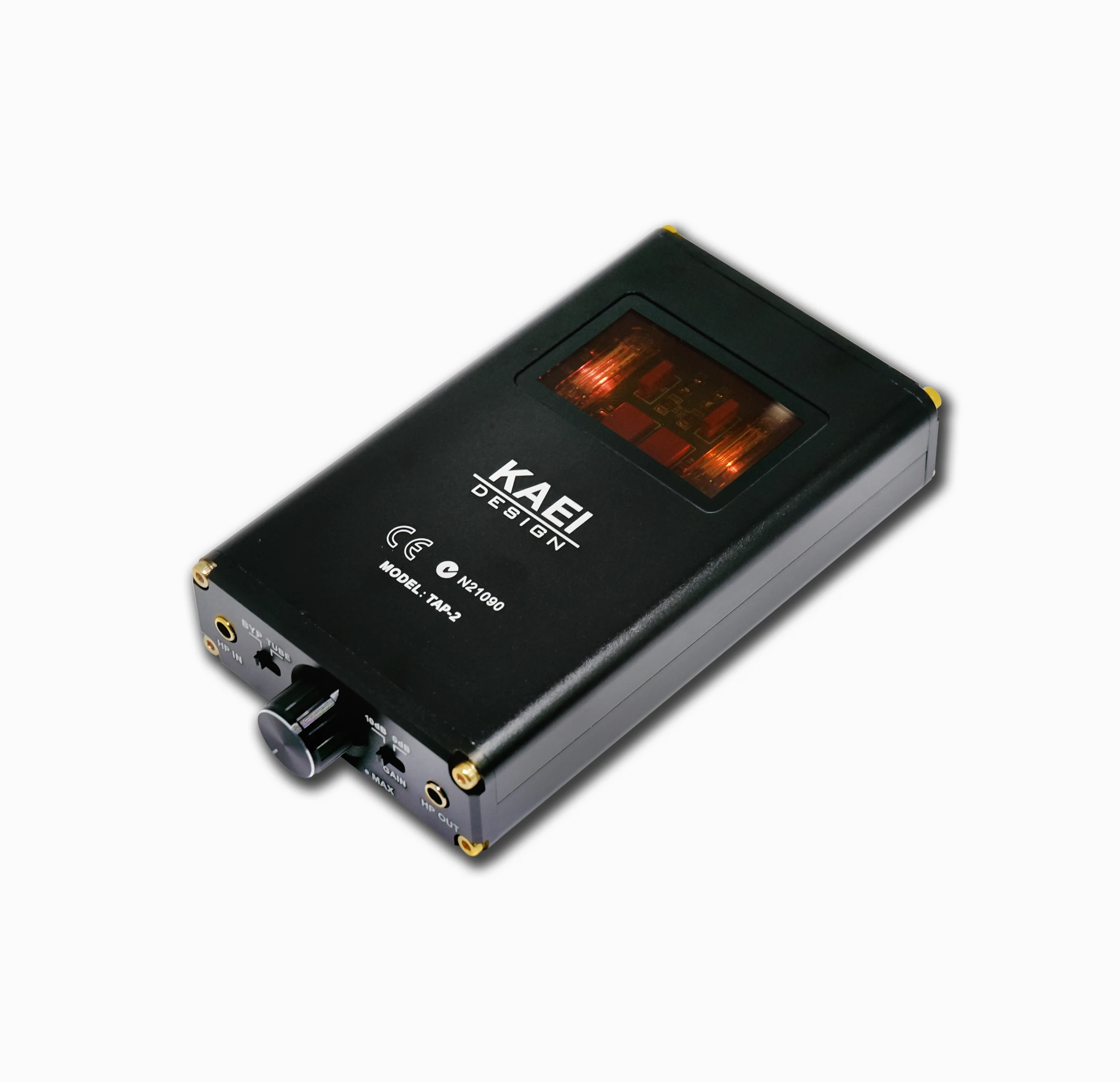 KAEI-TAP2 Draagbare Hifi JAN6418 Tube Hoofdtelefoon Versterker 3.5Mm Input/Output + 4000Mah Batterij