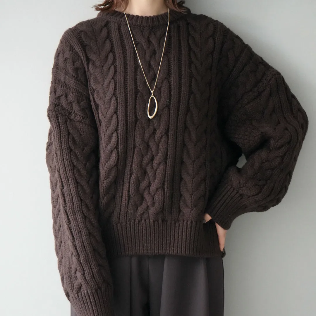 

Autumn Winter New Fashion Fried Dough Twists Sweater Woemn O-Neck Long Sleeve Loose Knitted Pullover Casual Versatile Tops