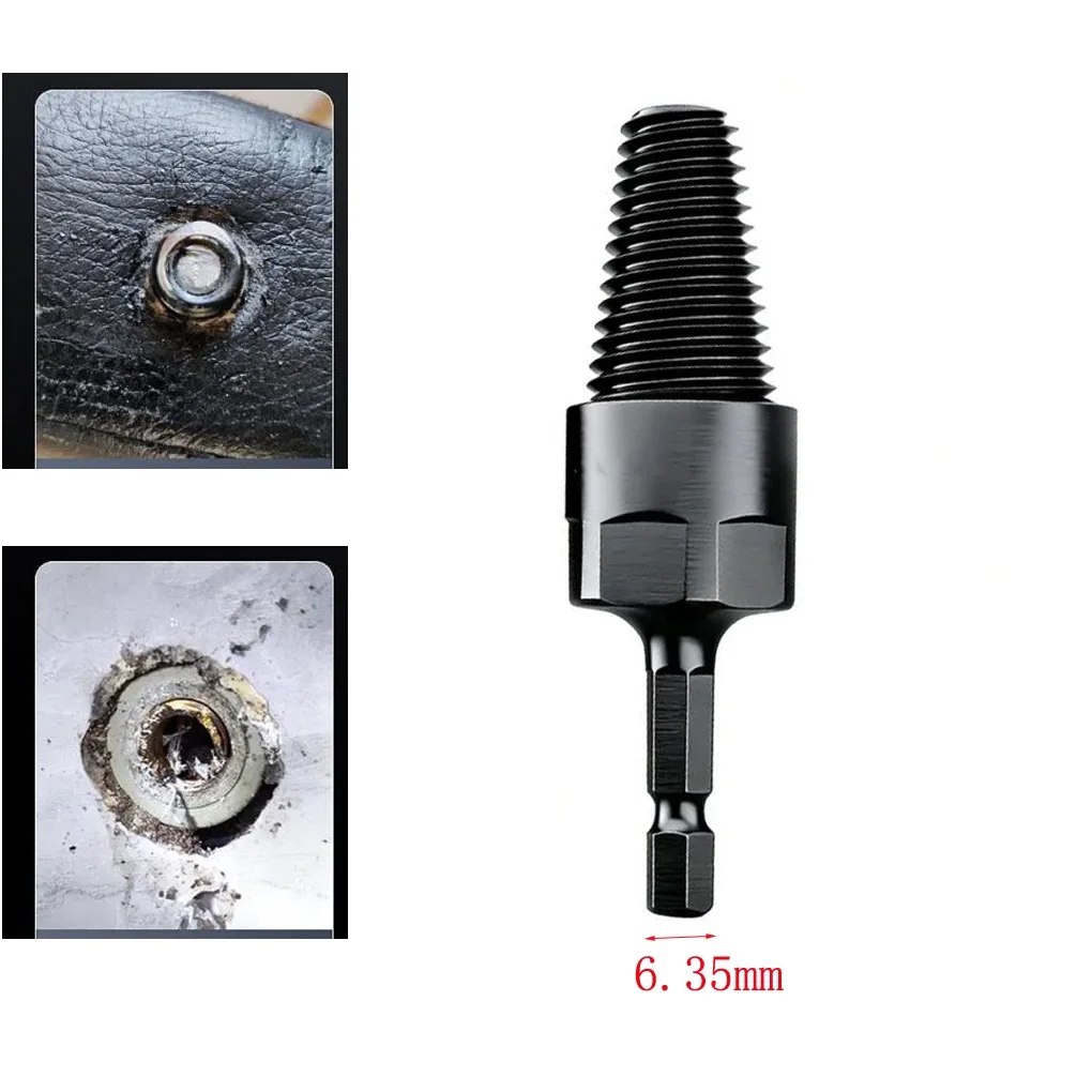 Broken Bolt Extractor 10-20mm Hex Shank Faucet Pipe Thread Remover Tool For Plumbing Repair Stripped Screw Drill Tool Accessory