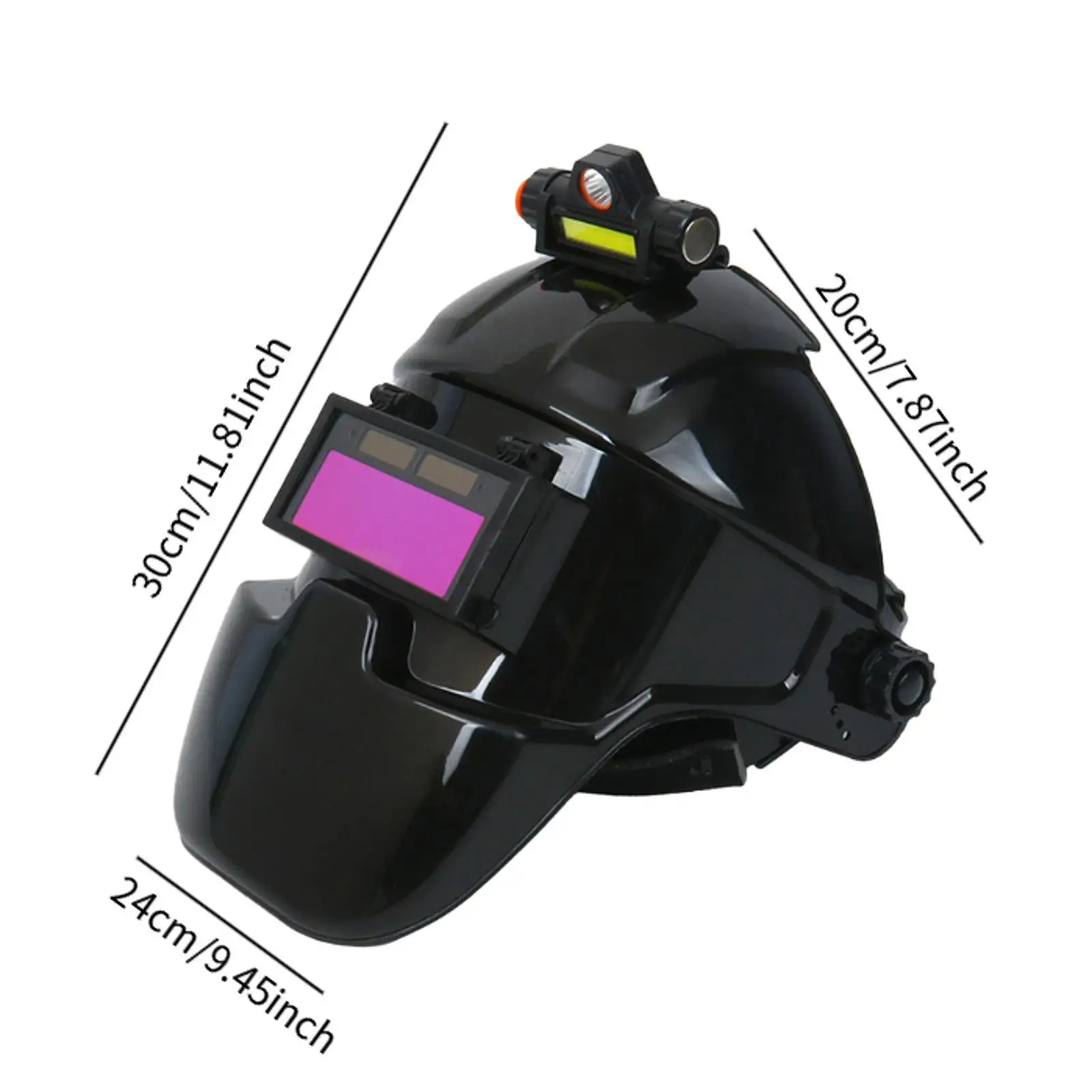 Auto Dimming Welding Helmet with Light Large View Welding Protective Face