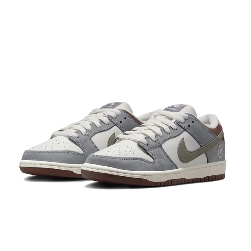 Nike Dunk SB Pro Skateboarding Shoes for Men and Women Unisex Grey White